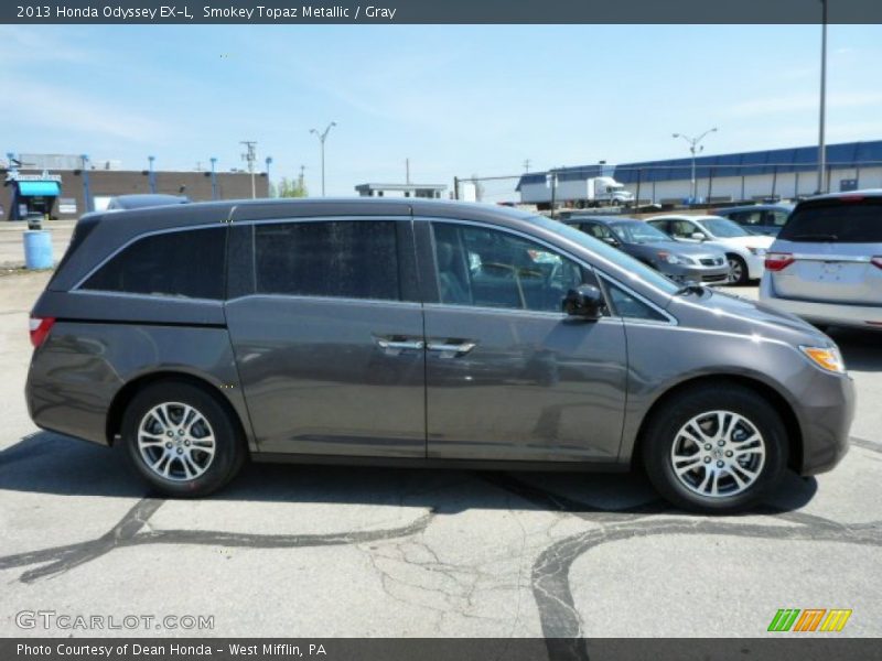 Smokey Topaz Metallic / Gray 2013 Honda Odyssey EX-L