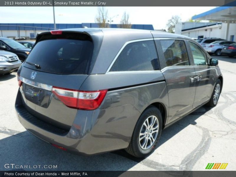 Smokey Topaz Metallic / Gray 2013 Honda Odyssey EX-L