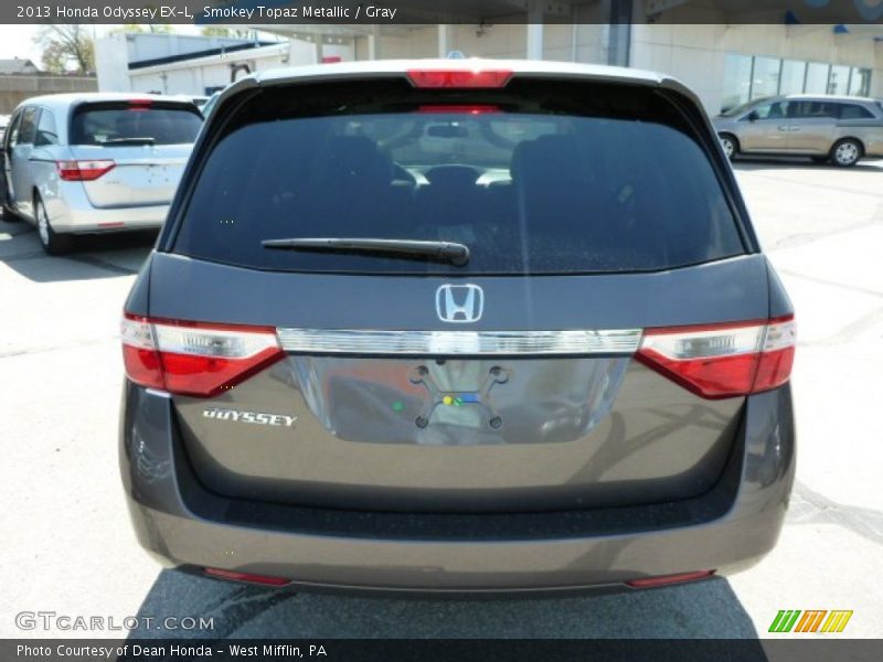 Smokey Topaz Metallic / Gray 2013 Honda Odyssey EX-L