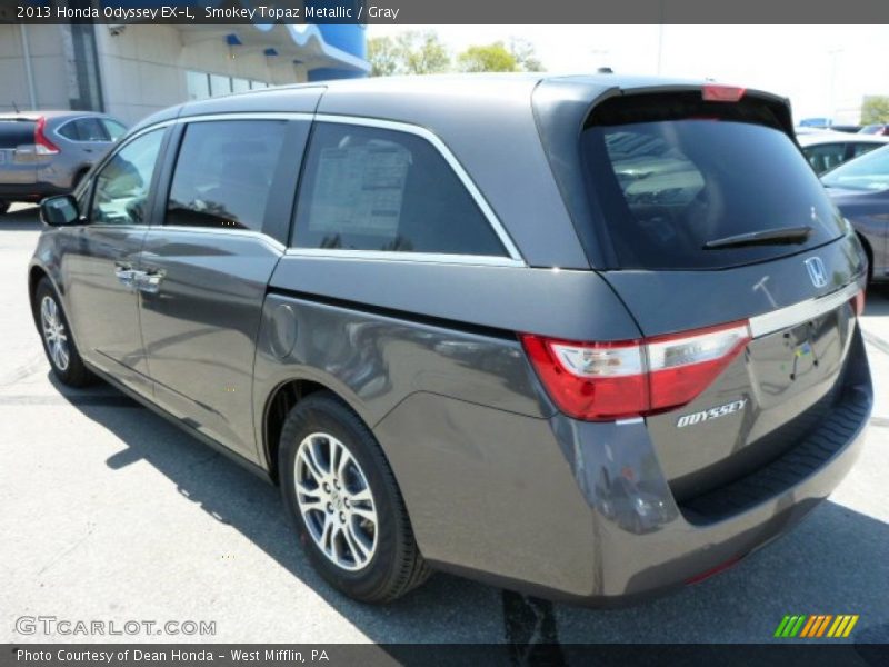 Smokey Topaz Metallic / Gray 2013 Honda Odyssey EX-L