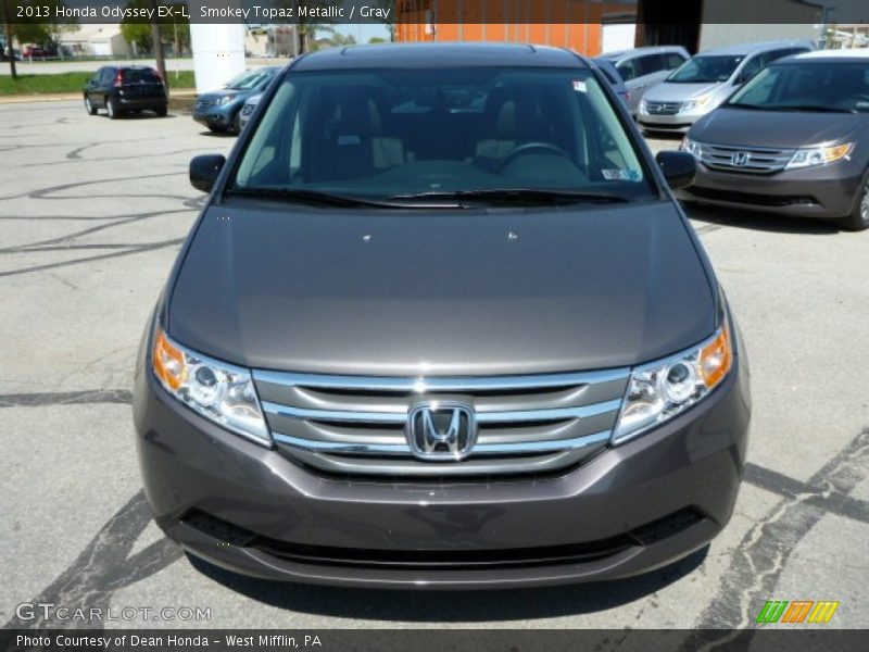 Smokey Topaz Metallic / Gray 2013 Honda Odyssey EX-L