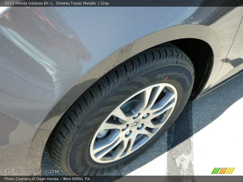 Smokey Topaz Metallic / Gray 2013 Honda Odyssey EX-L
