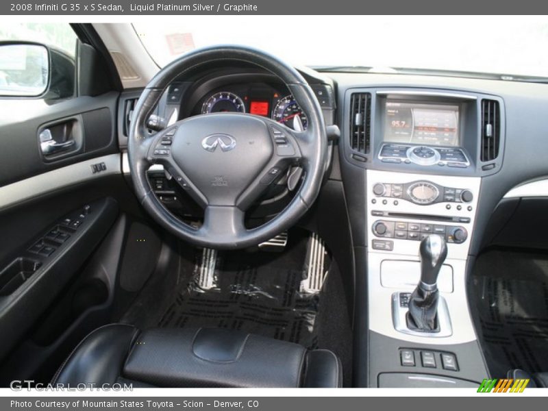Liquid Platinum Silver / Graphite 2008 Infiniti G 35 x S Sedan