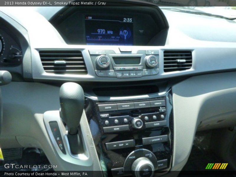 Smokey Topaz Metallic / Gray 2013 Honda Odyssey EX-L