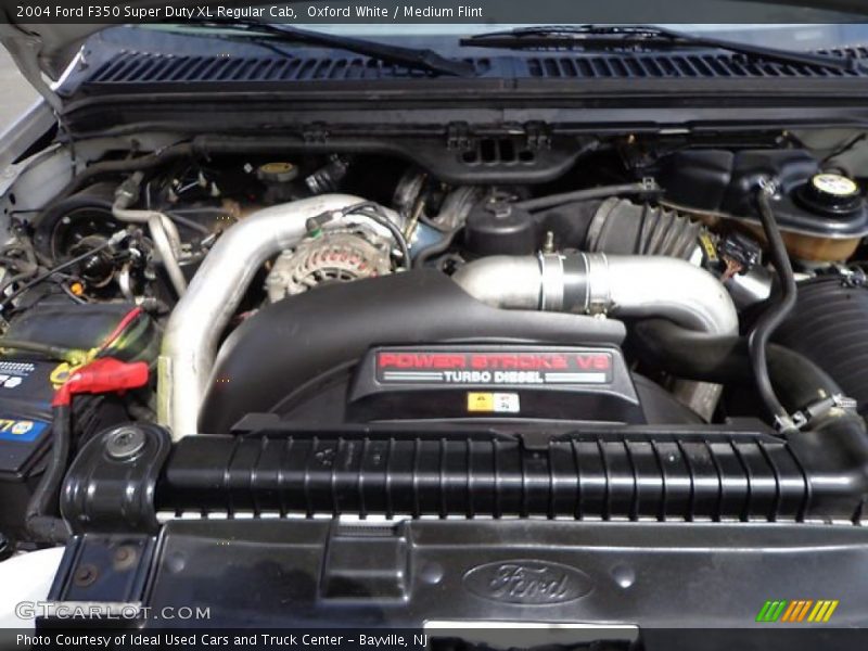 Oxford White / Medium Flint 2004 Ford F350 Super Duty XL Regular Cab