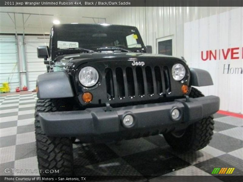 Black / Black/Dark Saddle 2011 Jeep Wrangler Unlimited Rubicon 4x4