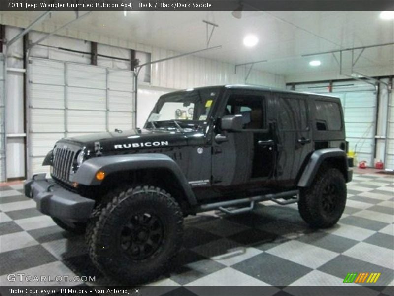 Black / Black/Dark Saddle 2011 Jeep Wrangler Unlimited Rubicon 4x4