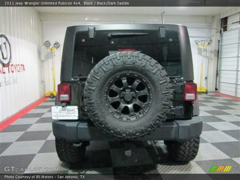 Black / Black/Dark Saddle 2011 Jeep Wrangler Unlimited Rubicon 4x4