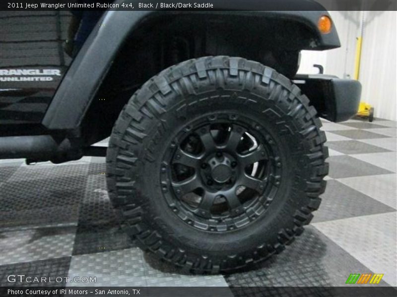 Black / Black/Dark Saddle 2011 Jeep Wrangler Unlimited Rubicon 4x4