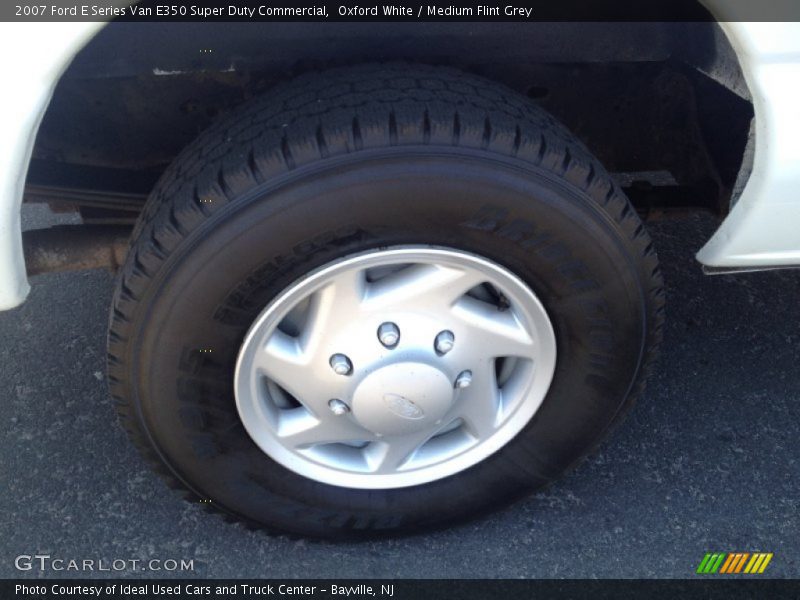 Oxford White / Medium Flint Grey 2007 Ford E Series Van E350 Super Duty Commercial