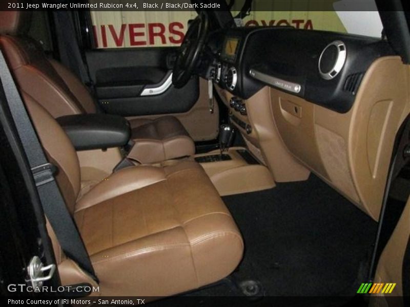 Black / Black/Dark Saddle 2011 Jeep Wrangler Unlimited Rubicon 4x4