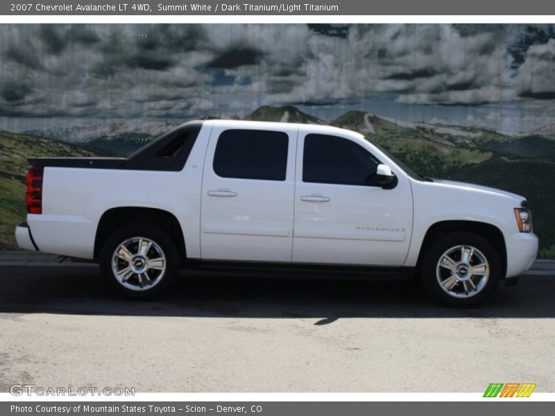 Summit White / Dark Titanium/Light Titanium 2007 Chevrolet Avalanche LT 4WD