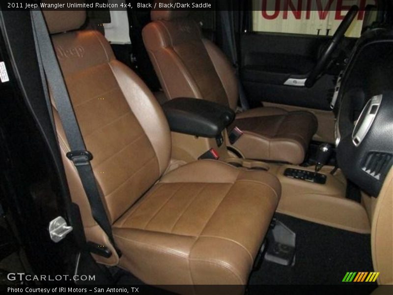 Black / Black/Dark Saddle 2011 Jeep Wrangler Unlimited Rubicon 4x4