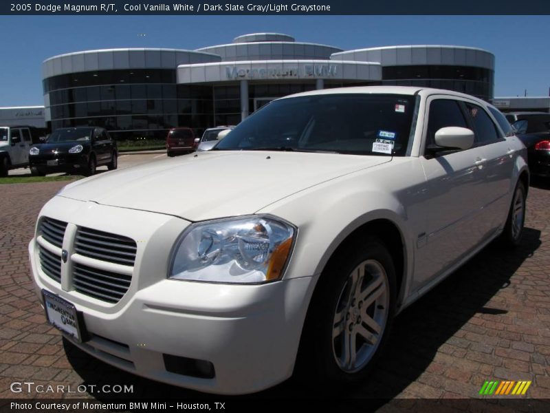 Cool Vanilla White / Dark Slate Gray/Light Graystone 2005 Dodge Magnum R/T