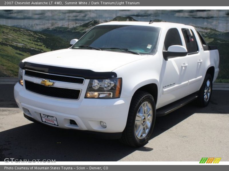 Summit White / Dark Titanium/Light Titanium 2007 Chevrolet Avalanche LT 4WD