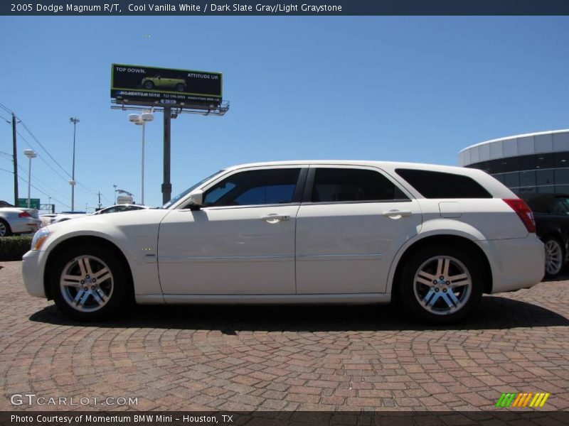 Cool Vanilla White / Dark Slate Gray/Light Graystone 2005 Dodge Magnum R/T
