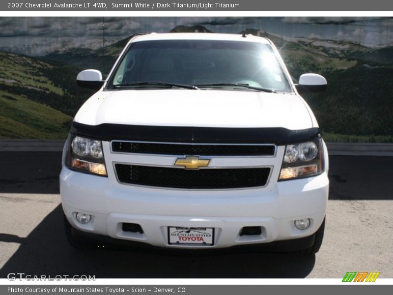 Summit White / Dark Titanium/Light Titanium 2007 Chevrolet Avalanche LT 4WD