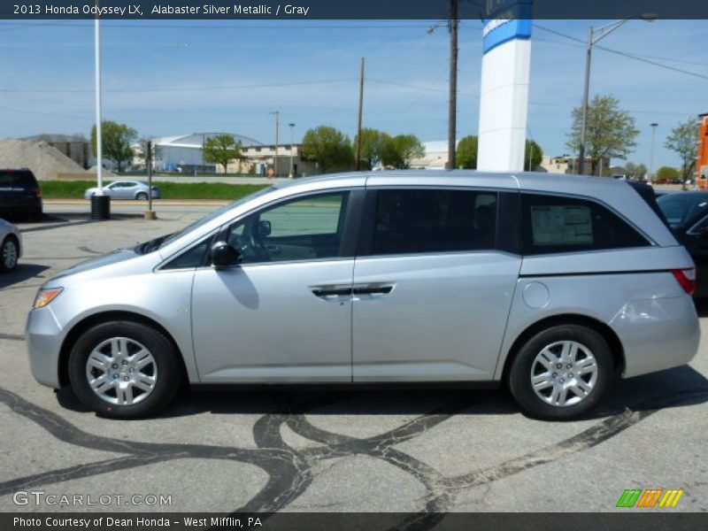 Alabaster Silver Metallic / Gray 2013 Honda Odyssey LX