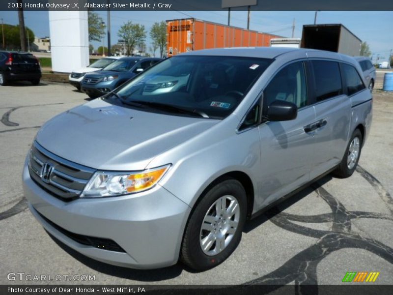 Alabaster Silver Metallic / Gray 2013 Honda Odyssey LX