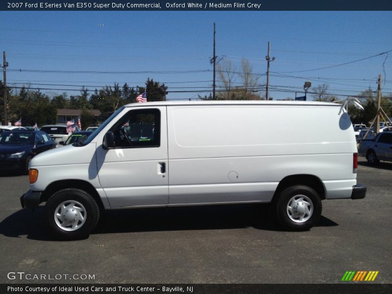 Oxford White / Medium Flint Grey 2007 Ford E Series Van E350 Super Duty Commercial