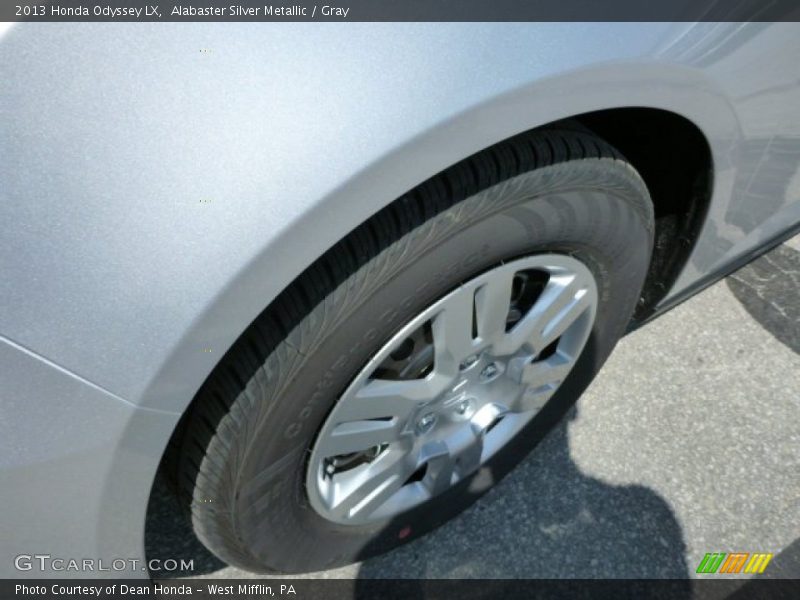 Alabaster Silver Metallic / Gray 2013 Honda Odyssey LX