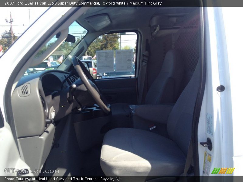Oxford White / Medium Flint Grey 2007 Ford E Series Van E350 Super Duty Commercial