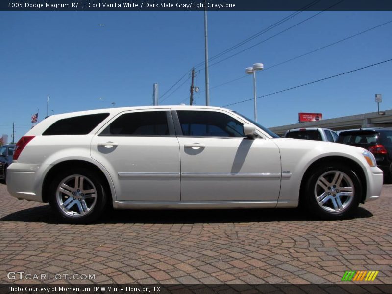Cool Vanilla White / Dark Slate Gray/Light Graystone 2005 Dodge Magnum R/T