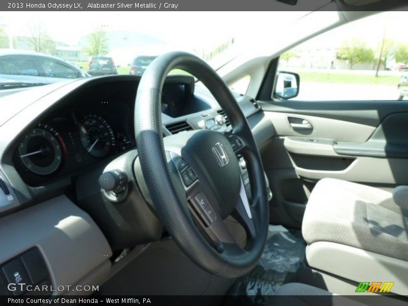 Alabaster Silver Metallic / Gray 2013 Honda Odyssey LX