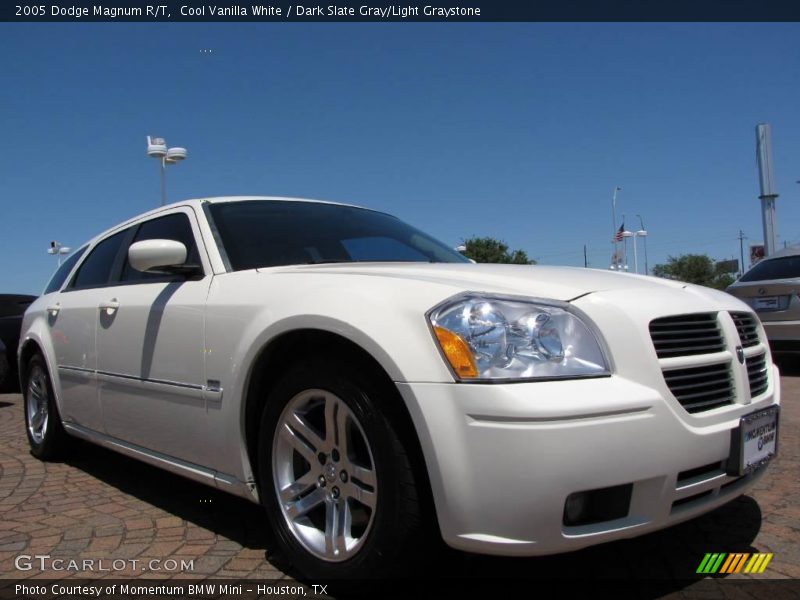 Cool Vanilla White / Dark Slate Gray/Light Graystone 2005 Dodge Magnum R/T
