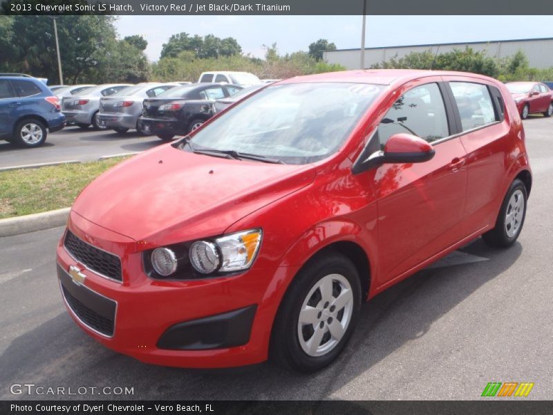 Front 3/4 View of 2013 Sonic LS Hatch