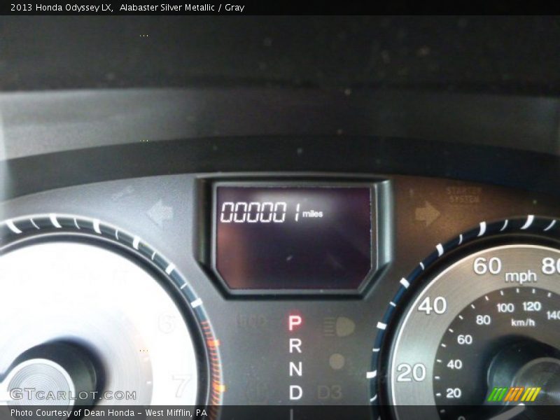 Alabaster Silver Metallic / Gray 2013 Honda Odyssey LX