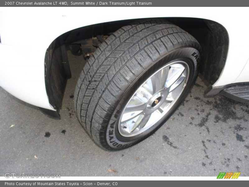 Summit White / Dark Titanium/Light Titanium 2007 Chevrolet Avalanche LT 4WD