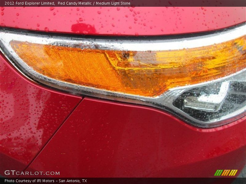 Red Candy Metallic / Medium Light Stone 2012 Ford Explorer Limited