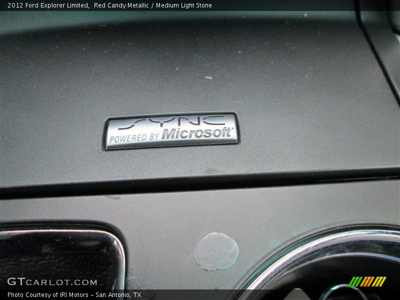 Red Candy Metallic / Medium Light Stone 2012 Ford Explorer Limited