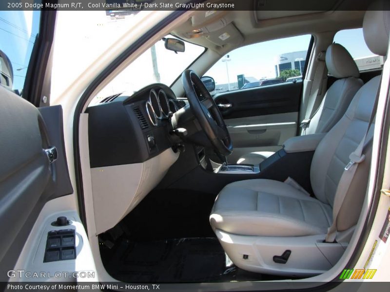 Cool Vanilla White / Dark Slate Gray/Light Graystone 2005 Dodge Magnum R/T