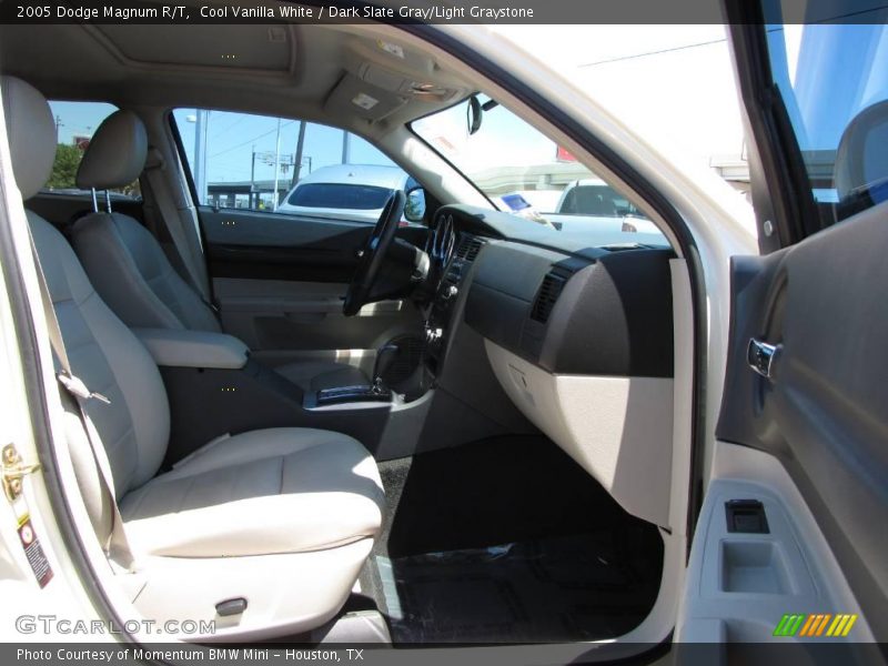 Cool Vanilla White / Dark Slate Gray/Light Graystone 2005 Dodge Magnum R/T