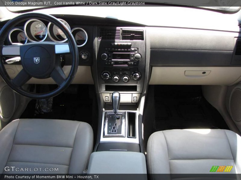 Cool Vanilla White / Dark Slate Gray/Light Graystone 2005 Dodge Magnum R/T