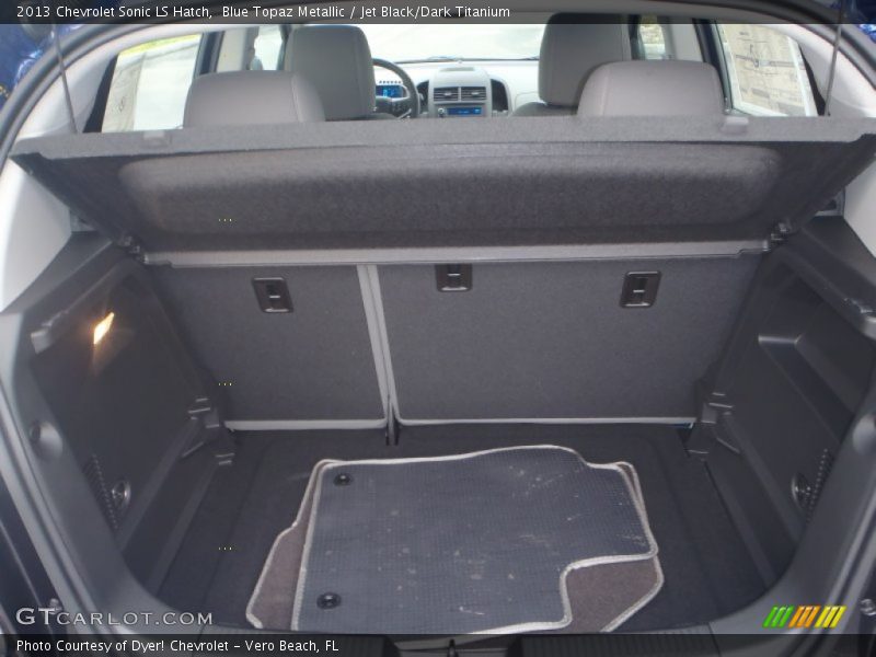 Blue Topaz Metallic / Jet Black/Dark Titanium 2013 Chevrolet Sonic LS Hatch