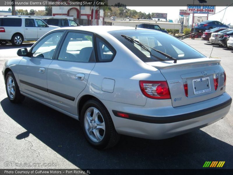 Sterling Silver / Gray 2006 Hyundai Elantra GT Hatchback