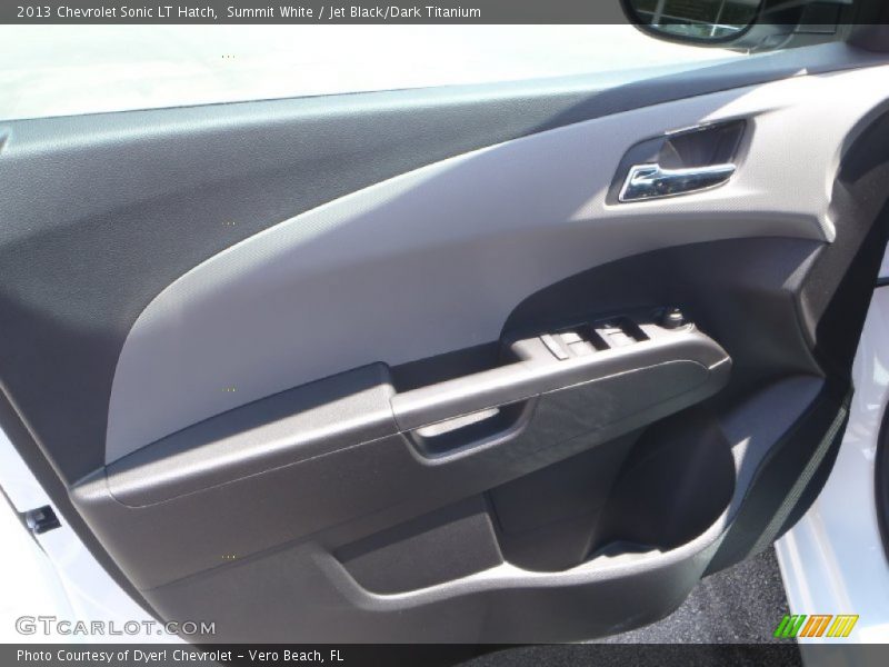 Summit White / Jet Black/Dark Titanium 2013 Chevrolet Sonic LT Hatch