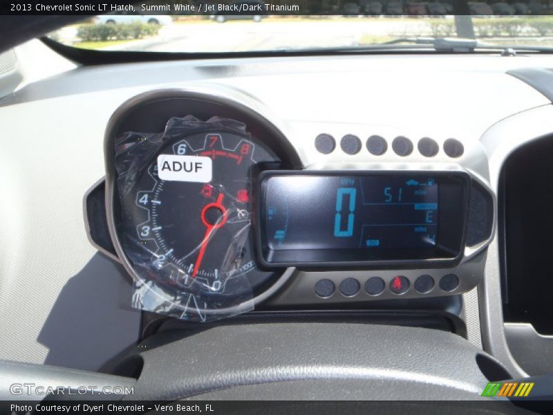 Summit White / Jet Black/Dark Titanium 2013 Chevrolet Sonic LT Hatch