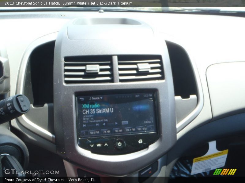Summit White / Jet Black/Dark Titanium 2013 Chevrolet Sonic LT Hatch