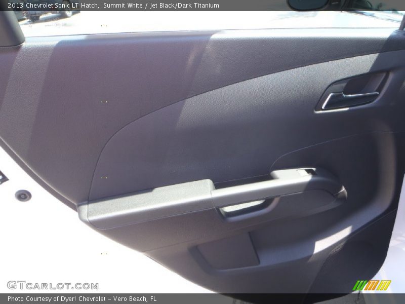 Summit White / Jet Black/Dark Titanium 2013 Chevrolet Sonic LT Hatch