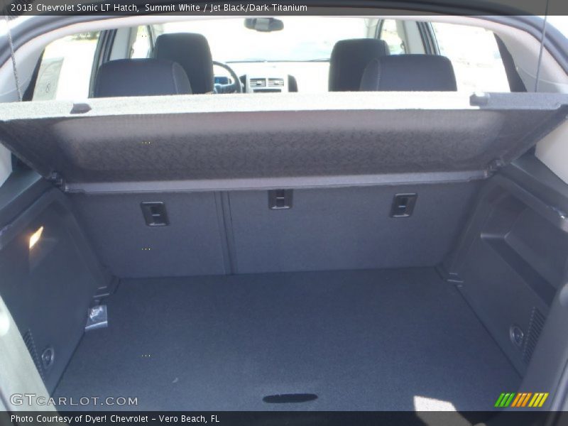 Summit White / Jet Black/Dark Titanium 2013 Chevrolet Sonic LT Hatch