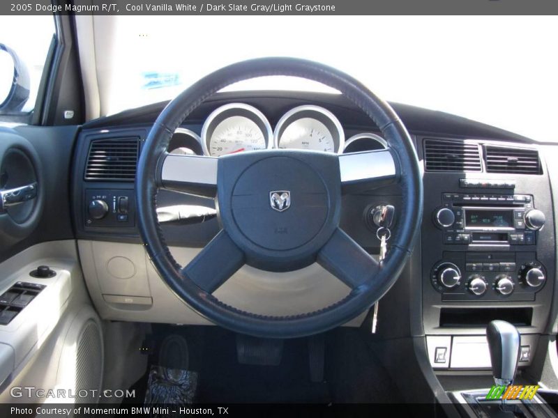 Cool Vanilla White / Dark Slate Gray/Light Graystone 2005 Dodge Magnum R/T