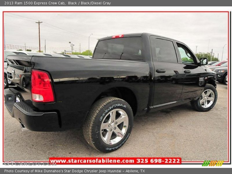 Black / Black/Diesel Gray 2013 Ram 1500 Express Crew Cab
