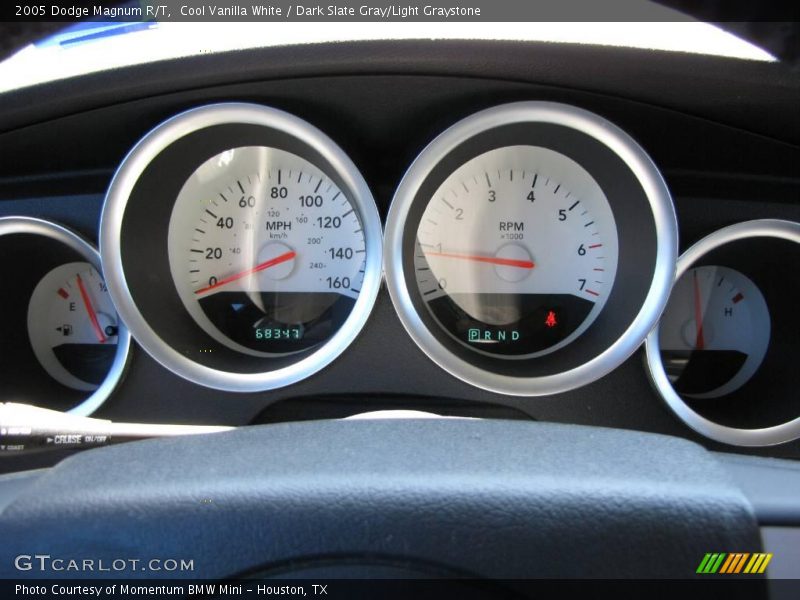 Cool Vanilla White / Dark Slate Gray/Light Graystone 2005 Dodge Magnum R/T