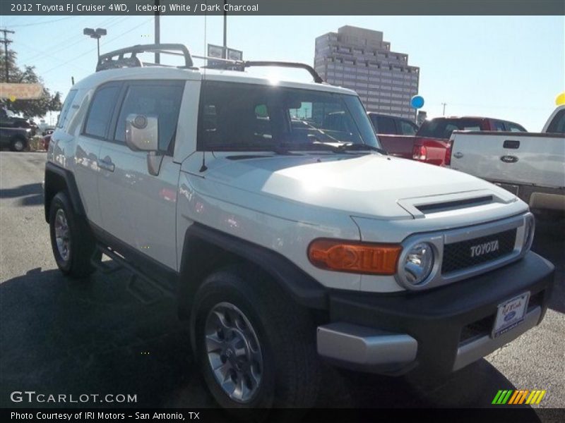Iceberg White / Dark Charcoal 2012 Toyota FJ Cruiser 4WD