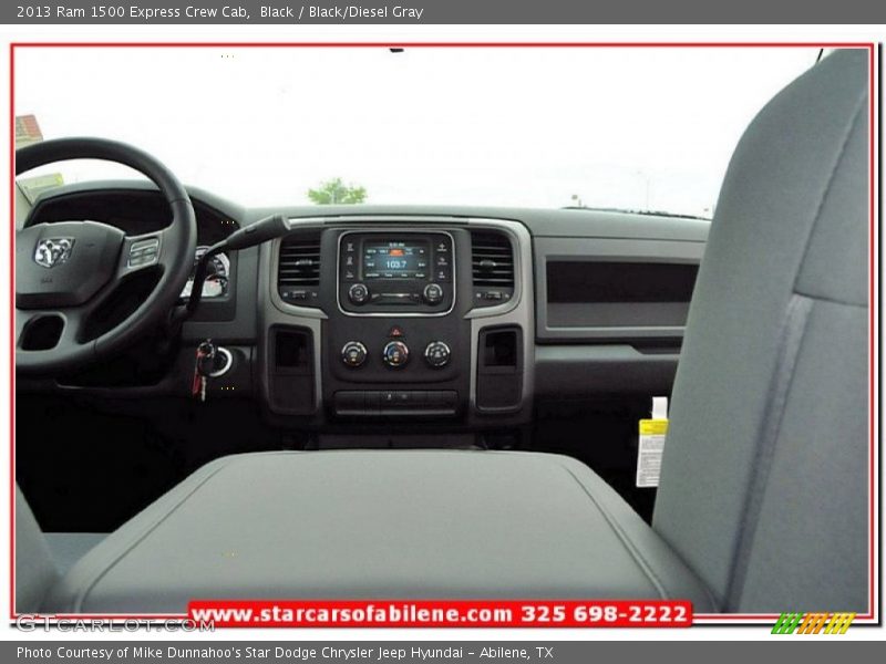 Black / Black/Diesel Gray 2013 Ram 1500 Express Crew Cab