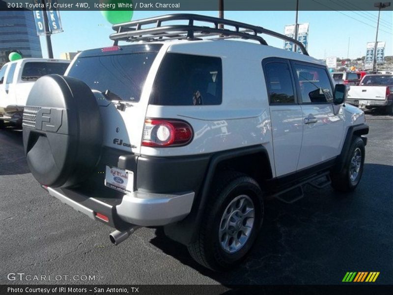 Iceberg White / Dark Charcoal 2012 Toyota FJ Cruiser 4WD